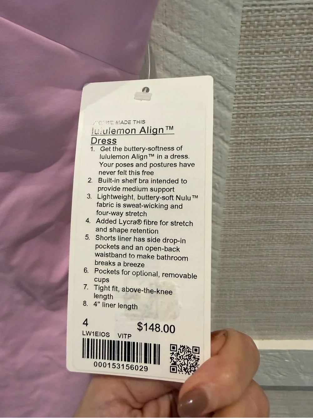 Lululemon Align Dress Sz 4